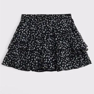 Abercrombie Kids Ruffle Rara Chiffon Mini Skirt size 9/10
